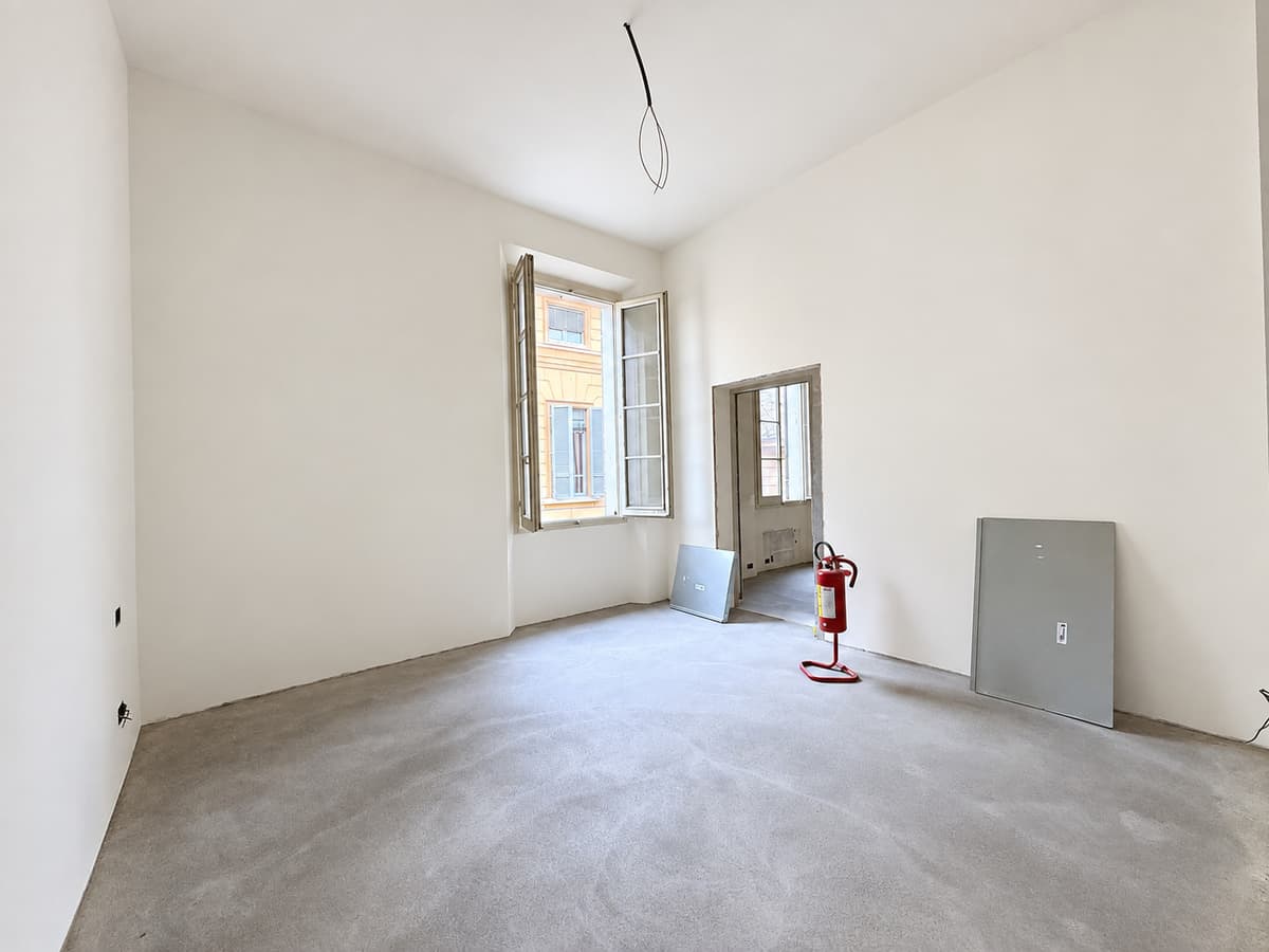 Oggi: la seconda camera — Appartamenti in vendita a Palazzo Denaglia, centro storico di Reggio Emilia