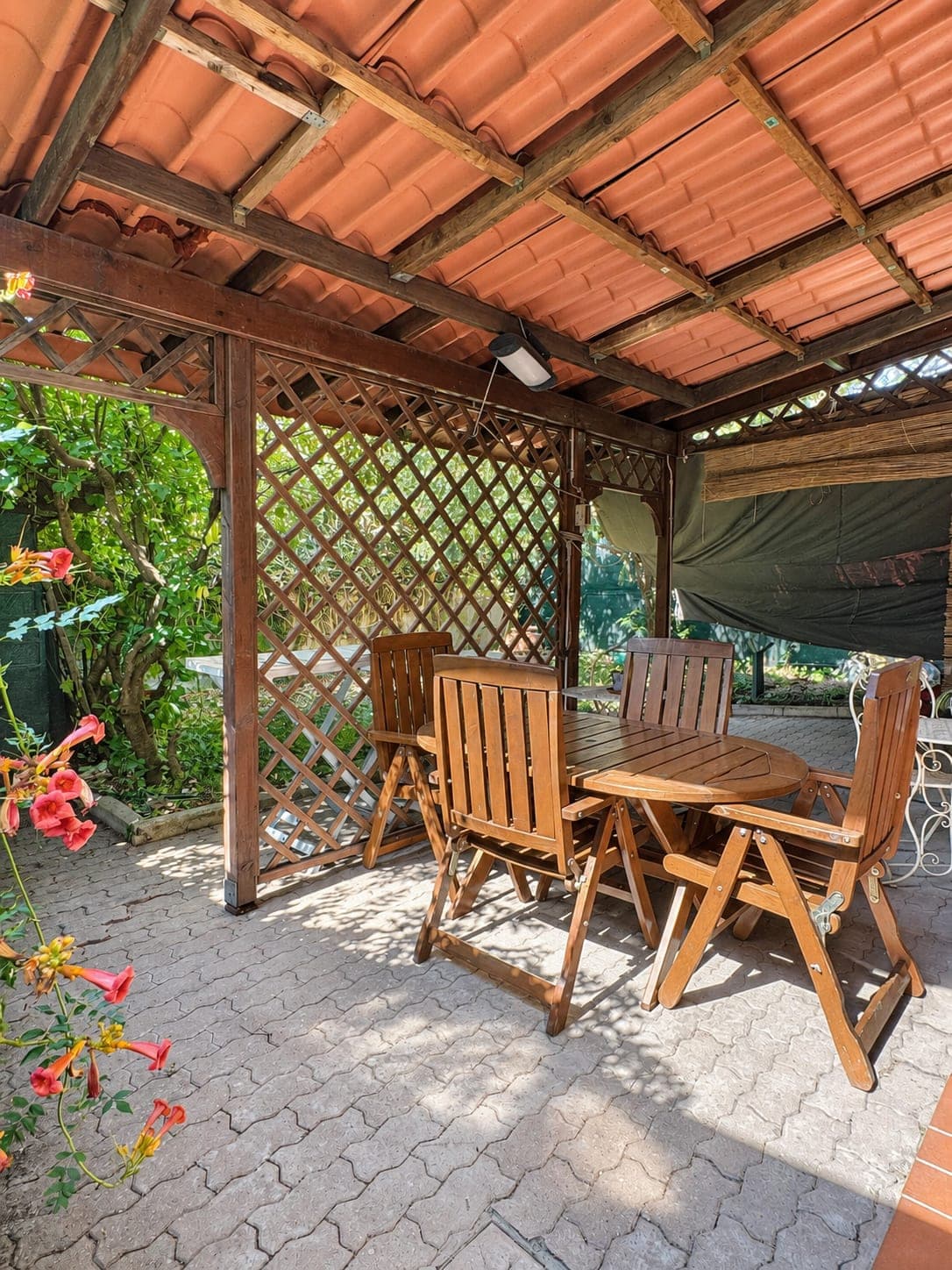 Il pergolato — Villa abbinata con giardino a Villa Verde, Reggio Emilia