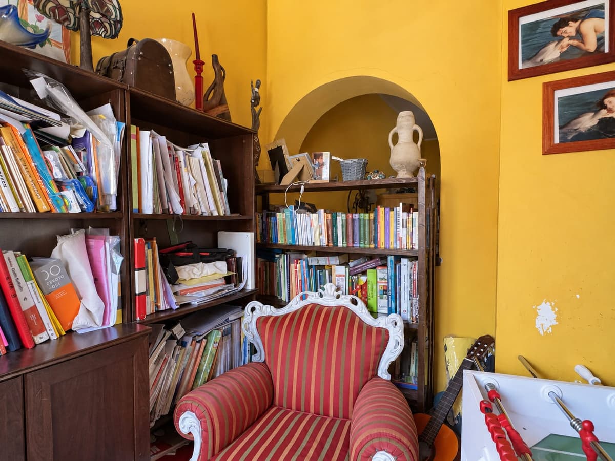 La libreria — Villa abbinata con giardino a Villa Verde, Reggio Emilia