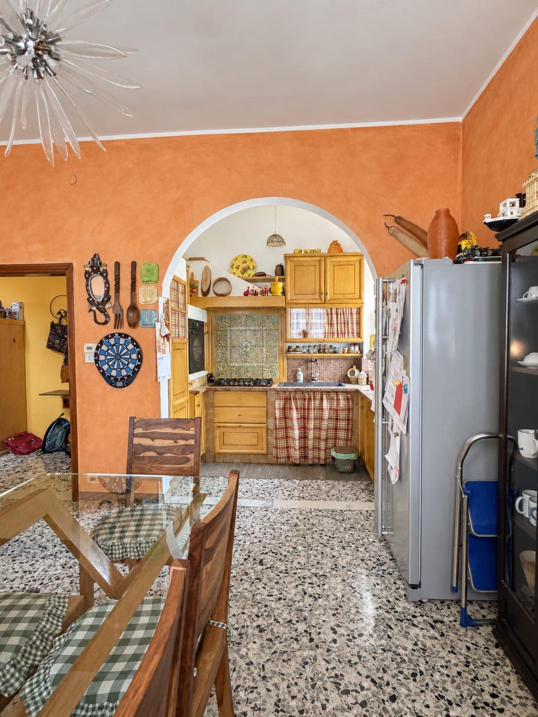 La cucina — Villa abbinata con giardino a Villa Verde, Reggio Emilia