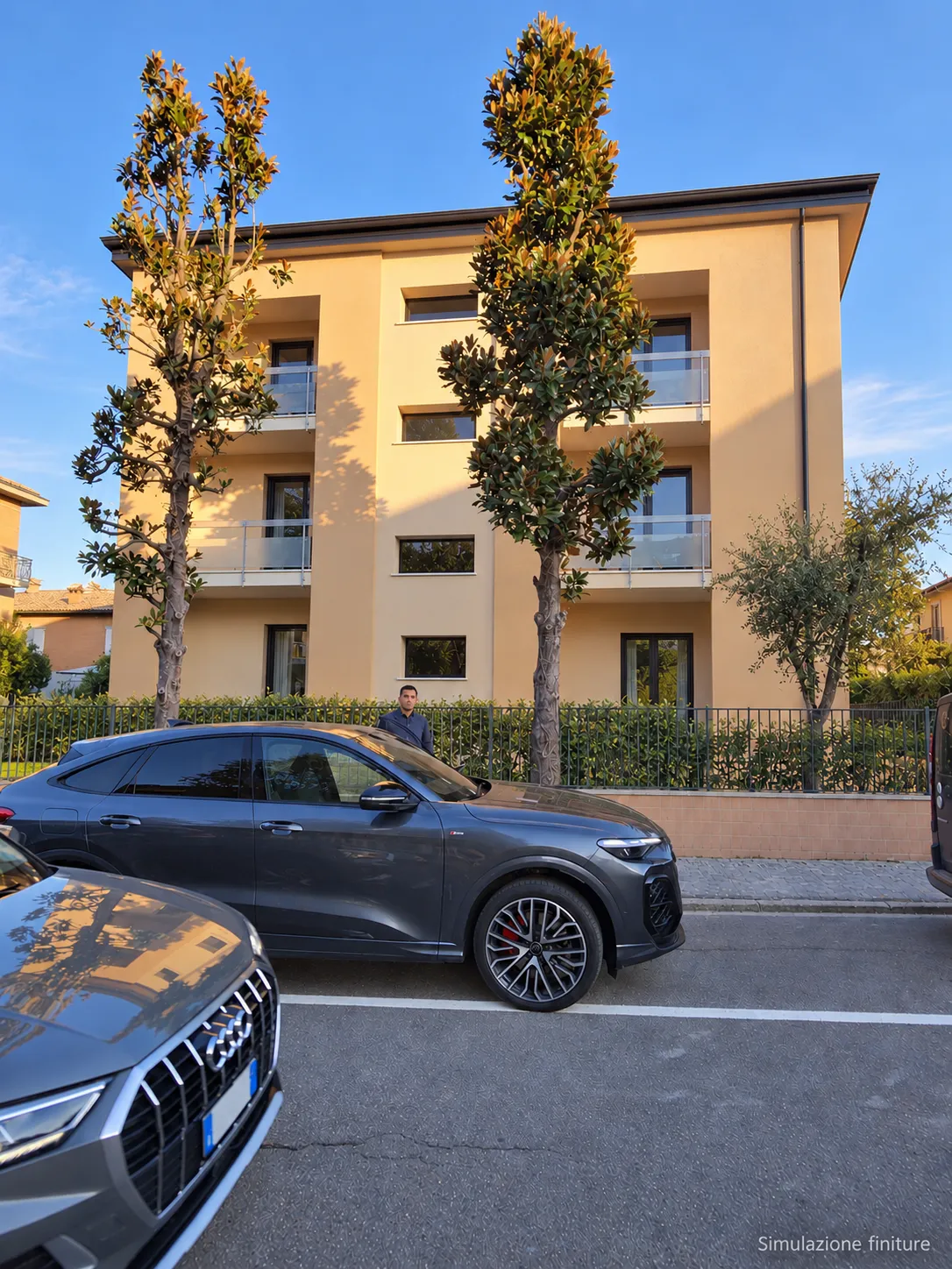 Vista da Via Leopardi — Appartamenti nuovi in vendita ad Albinea