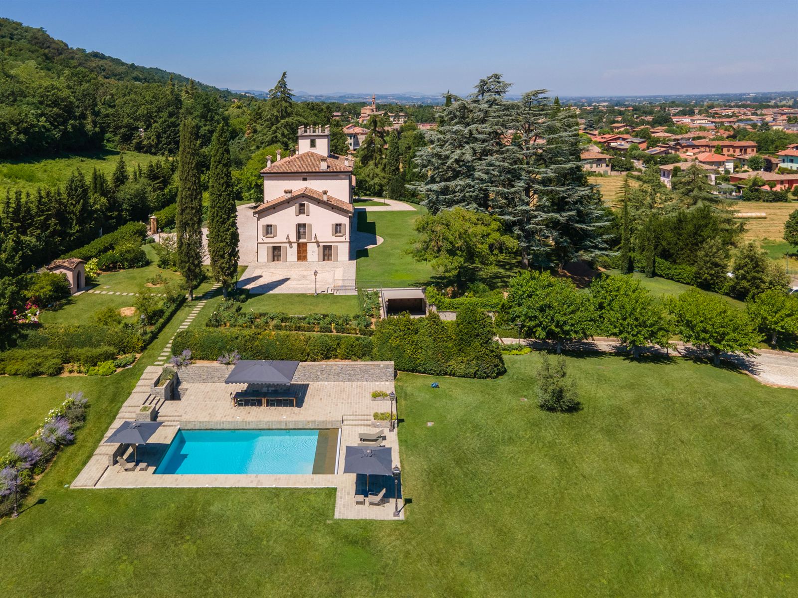 Piscina dall'alto