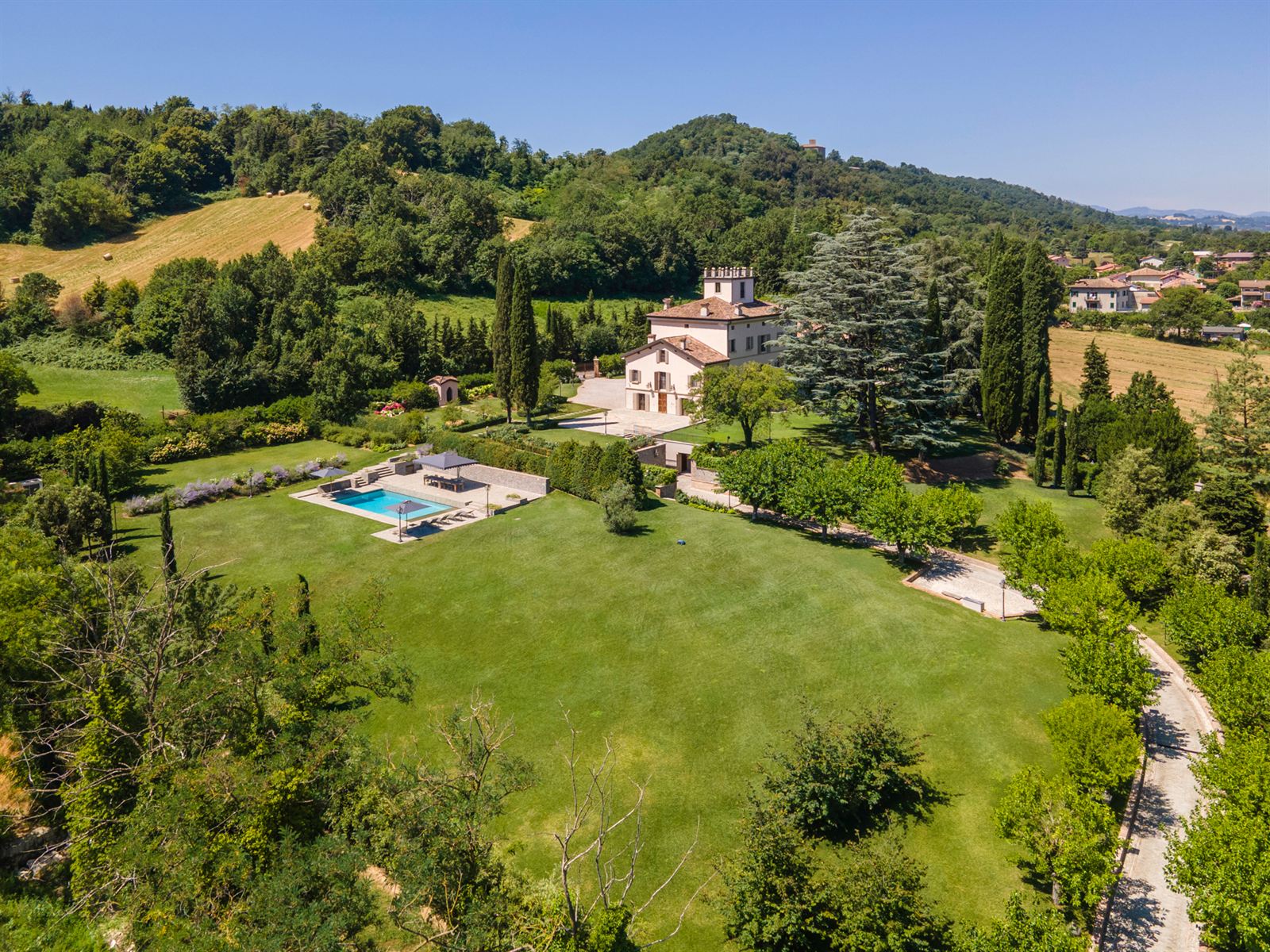 Parco verso le colline