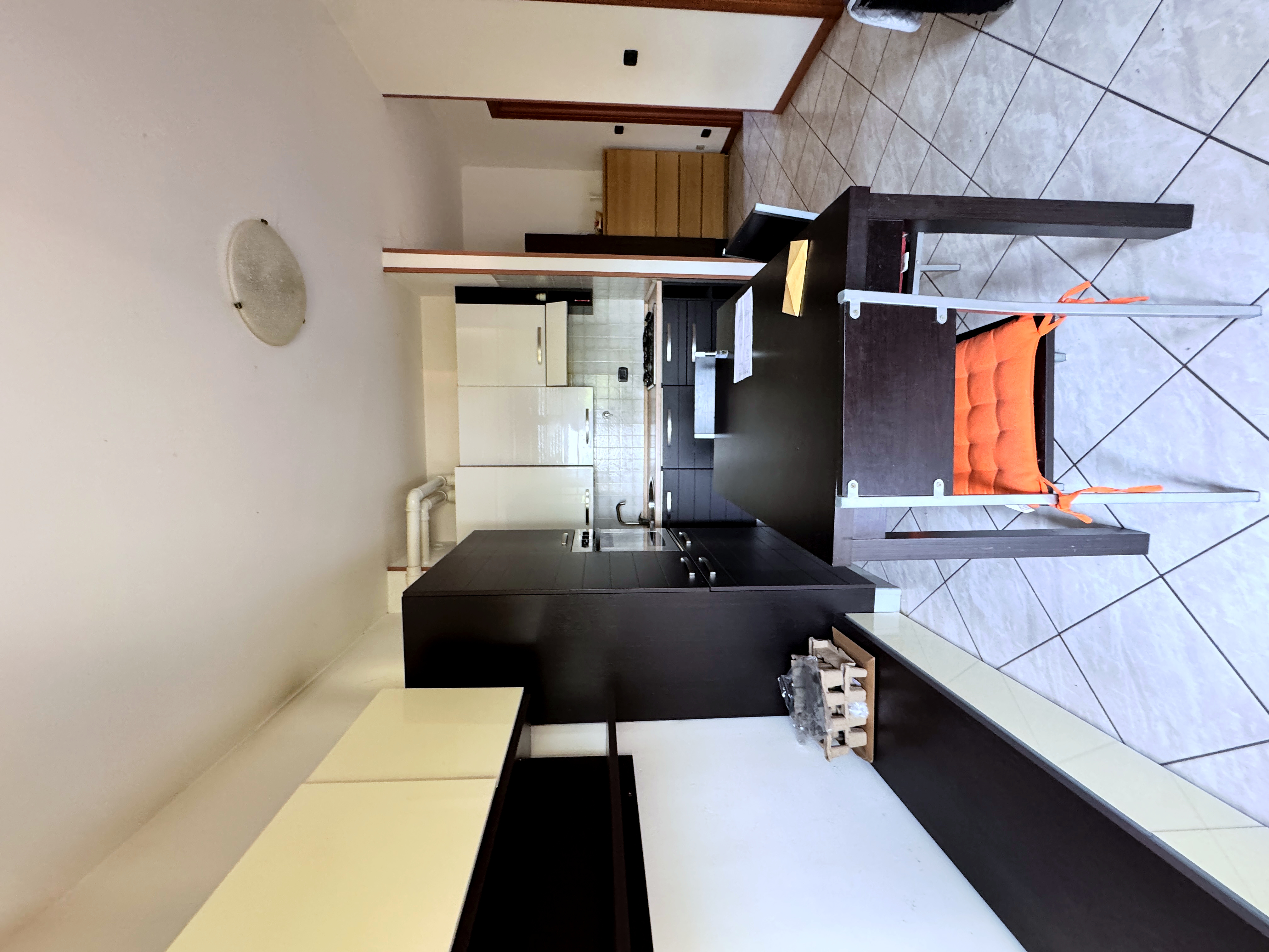 Cucina angolo cottura wengé