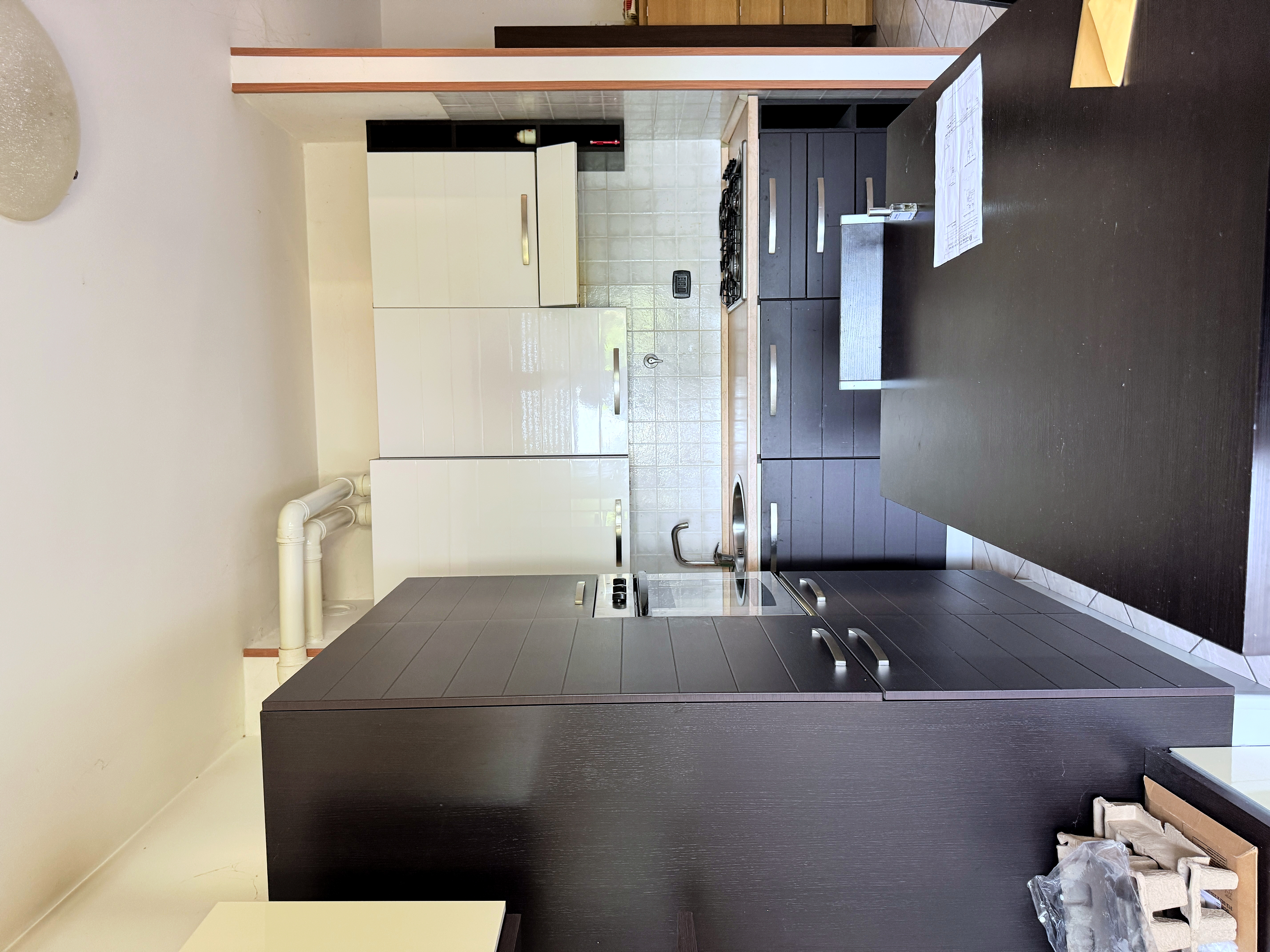 Cucina pensili bianchi